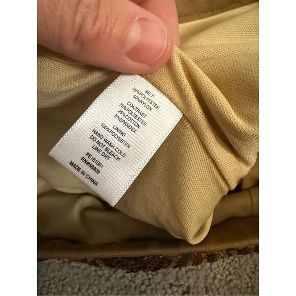 Gianni Bini Gold Silver Sequins Part Pants Leggings XS - Picture 5 of 6